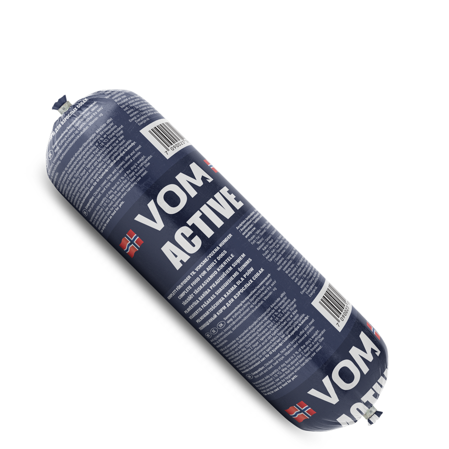 VOM og Hundemat Active Korv
