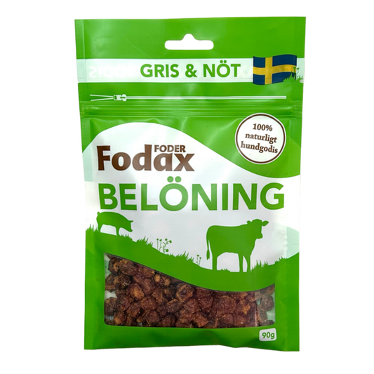Fodax Belöning Gris-Nöt