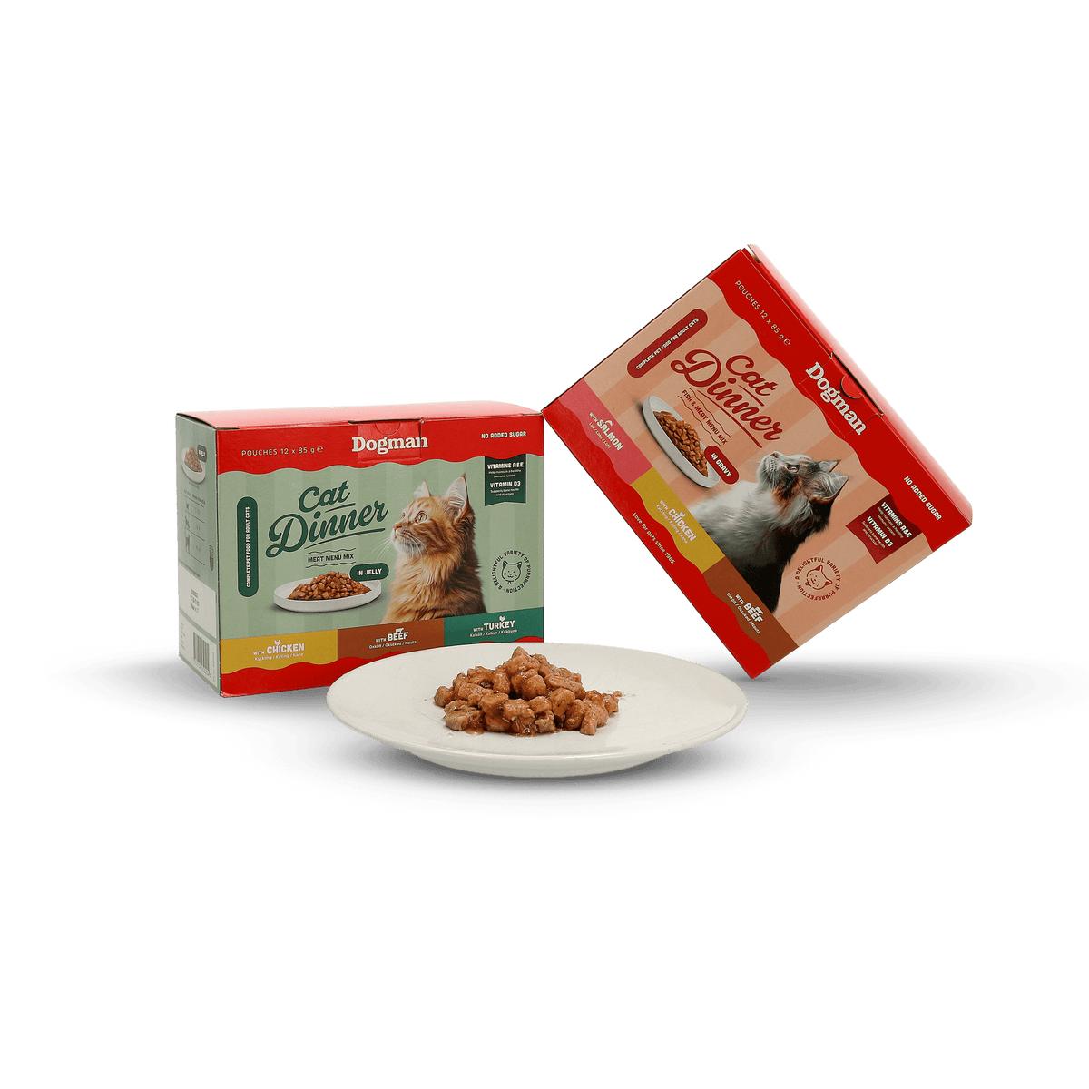 Dogman Cat Dinner in Gravy 12x85g