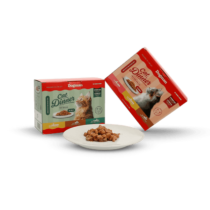 Dogman Cat Dinner in Gravy 12x85g