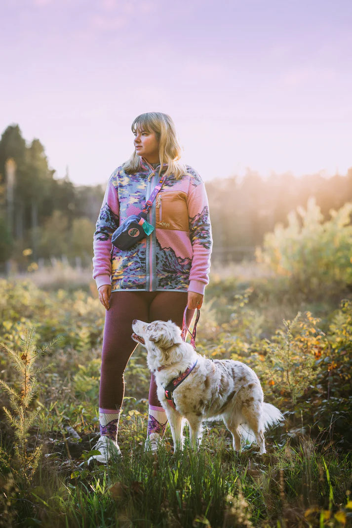 Non-stop Dogwear Trail Quest Fanny Pack Rachel Pohl Edition Purple/Pink
