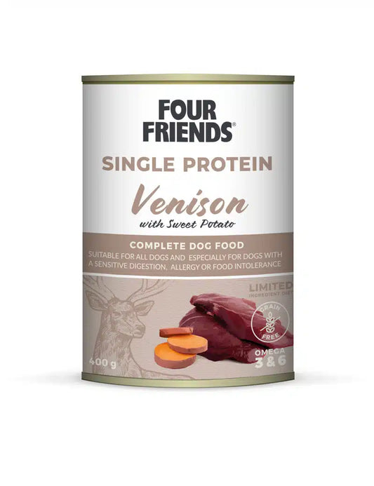 Four Friends Single Protein Venison with Sweet Potato