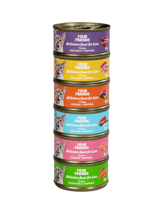 Four Friends Cat Mix Can 6-pack