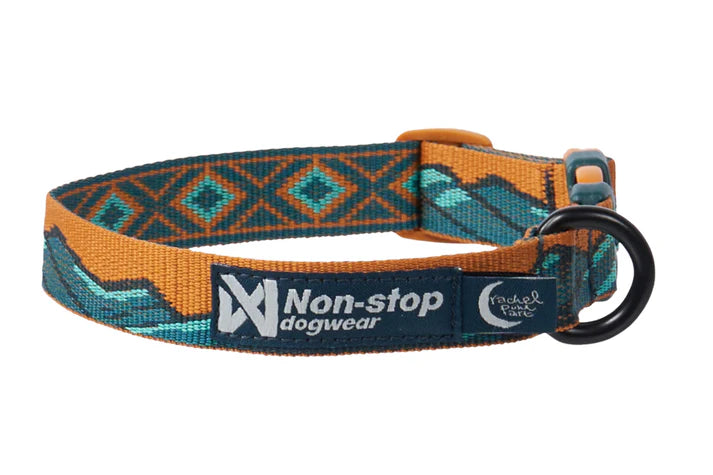 Non-stop Dogwear Trail Quest Collar Rachel Pohl Edition Teal/Oak