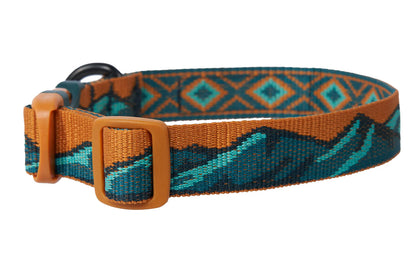 Non-stop Dogwear Trail Quest Collar Rachel Pohl Edition Teal/Oak